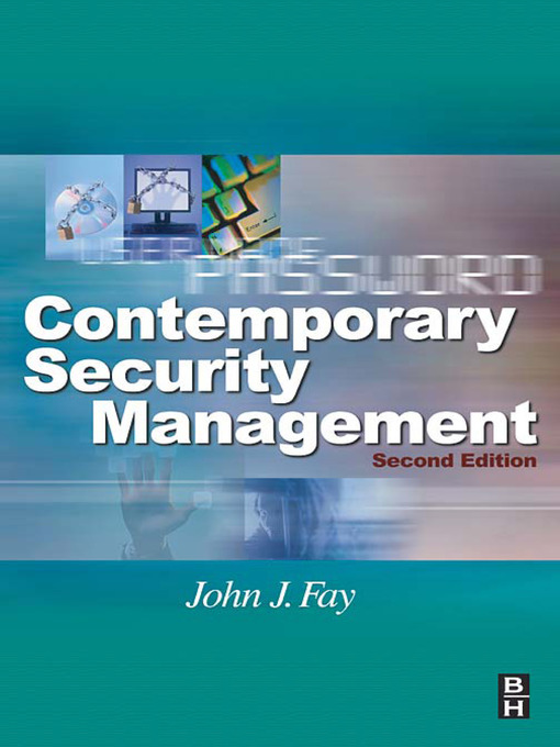 Title details for Contemporary Security Management by John Fay - Wait list